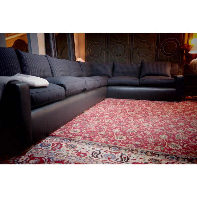 Early 21st Century Large Modular Corner Sofa in Leather, 2010s, Set of 7 For Sale - Image 5 of 18