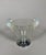 René Lalique (1860-1940) Ornis Model Vase, 1926, Art Nouveau. Two-handled vase in opalescent molded blown white glass with...