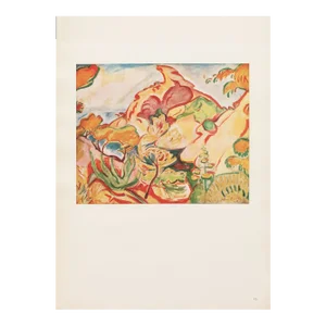 1943 After Othon Friesz "Paysage a La Ciotat", First Edition Parisian Offset Lithograph