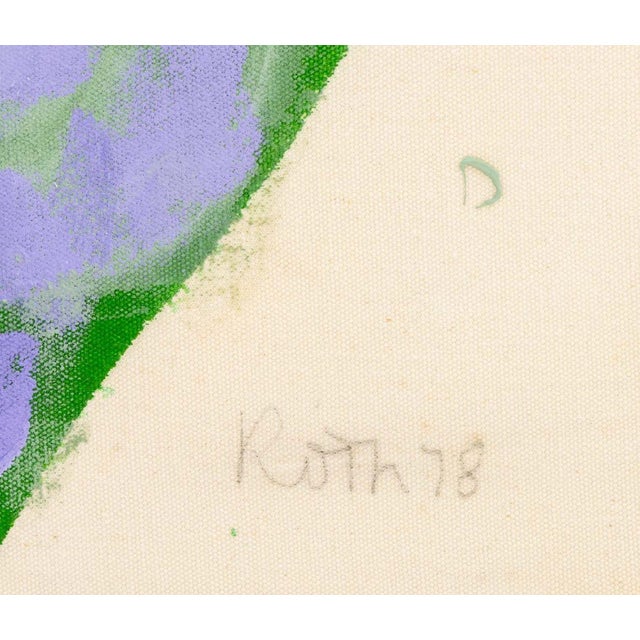 1970s Jack Roth Untitled Acrylic on Canvas, 1978 For Sale - Image 5 of 10