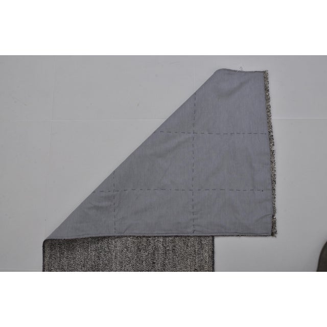 Textile Handmade Grey Runner Rug, 1960s For Sale - Image 7 of 9