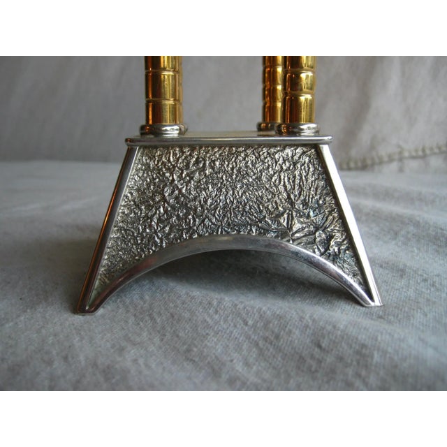 Silver 1920s Mid-Century Modern Large Silver Incense Burner For Sale - Image 8 of 13