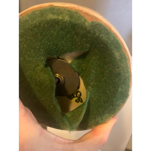 1950s Guido Gambone Italian Glazed Stoneware Table Lamp Circa 1955 For Sale - Image 5 of 9