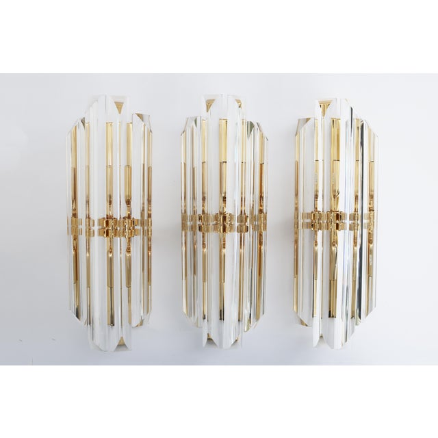 Vintage Hollywood Regency Wall Lamps from Honsel, 1990s, Set of 3 For Sale - Image 10 of 10