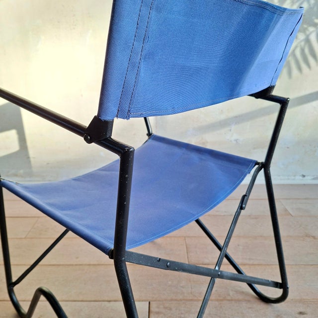 Metal French Folding Chairs, 1950s, Set of 2 For Sale - Image 7 of 13
