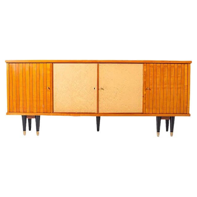 Large Modernist Credenza, 1940s For Sale