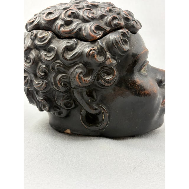Late 19th Century Victorian Tobacco Jar, African Female For Sale - Image 14 of 16
