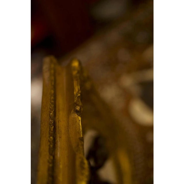 Early 20th Century French Marble, Bronze and Gilt Wood Cameo Wall Decorations, Set of 2 For Sale - Image 10 of 11