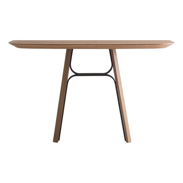 Bridge Walnut Console Table by Morica Design For Sale