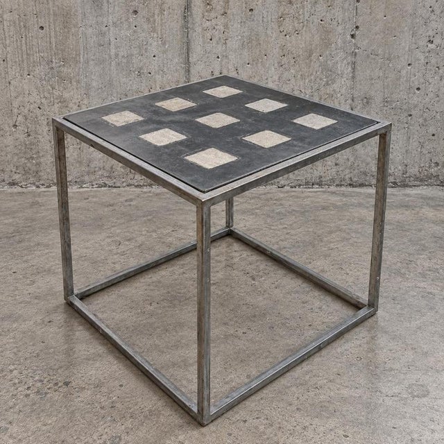 2000 - 2009 Industrial Brutalist Nesting Coffee Tables, 1990s, Set of 3 For Sale - Image 5 of 7