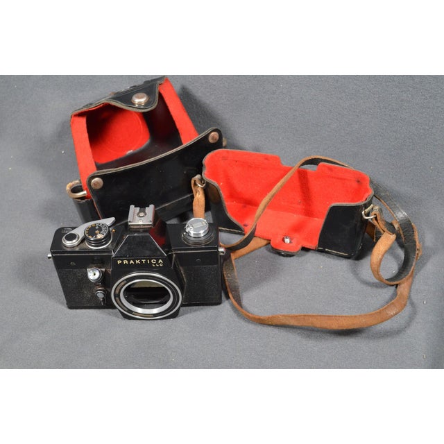Black Vintage Praktica LLC 35mm SLR Camera Set With Carl Zeiss Jena Pancolar, Pentacon Lenses, Admiral 500mm Lens and Accessories For Sale - Image 8 of 17