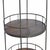 Gray Three Tier Industrial Round Shelf With Metal Frame For Sale - Image 8 of 8