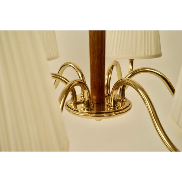 Vintage Chandelier in Brassard Wood by Oswald Haerdtl, 1933 For Sale - Image 3 of 18