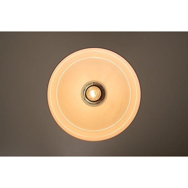 Metal Pendant in Caramel Acrylic attributed to Filippo Mariucci for Guzzini, 1960s For Sale - Image 7 of 9