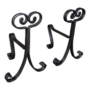 Pair of Antique Fire Tool Rests, French, Andirons, Art Nouveau, Victorian, 1900
