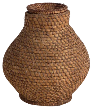 Vintage Basket with Lid, 1920