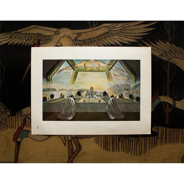 The School of Paris 1957 After Salvador Dalí "The Last Supper", First Edition Period Parisian Photogravure For Sale - Image 3 of 8
