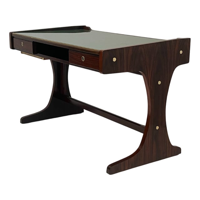 Mid-Century Wood Desk, 1950s For Sale