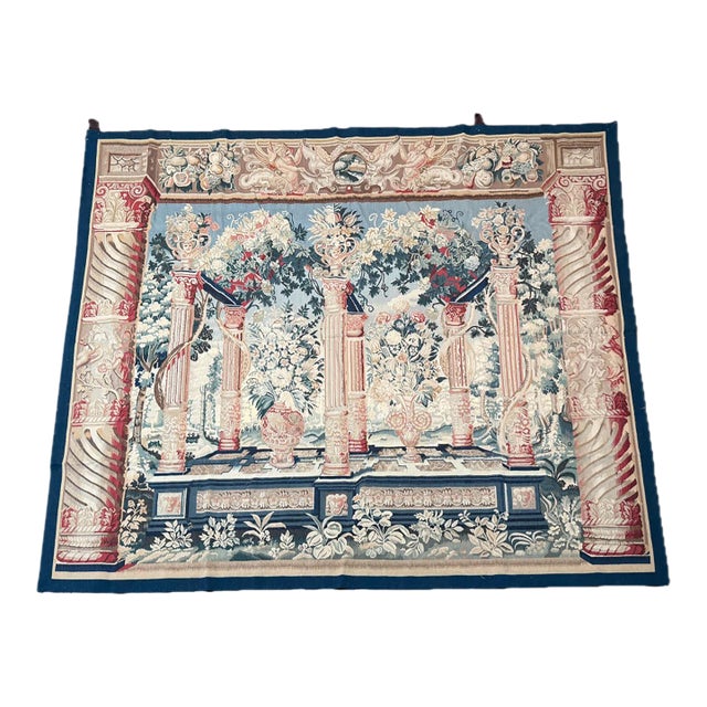 Vintage 2000 Classical Garden Tapestry For Sale
