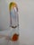 Orange Mid-Century Glass Vase by Josef Rozinek for Birske Glas For Sale - Image 8 of 8