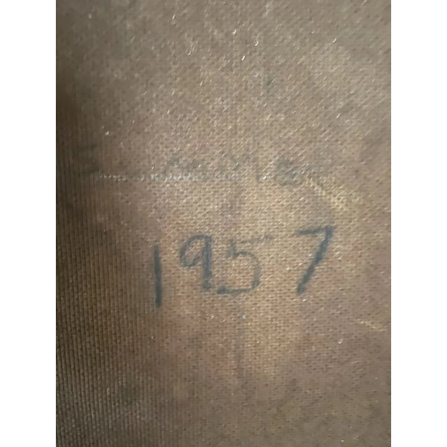 1957 Modern Colorful Painting in the Manner of Henrietta Berk For Sale - Image 12 of 12