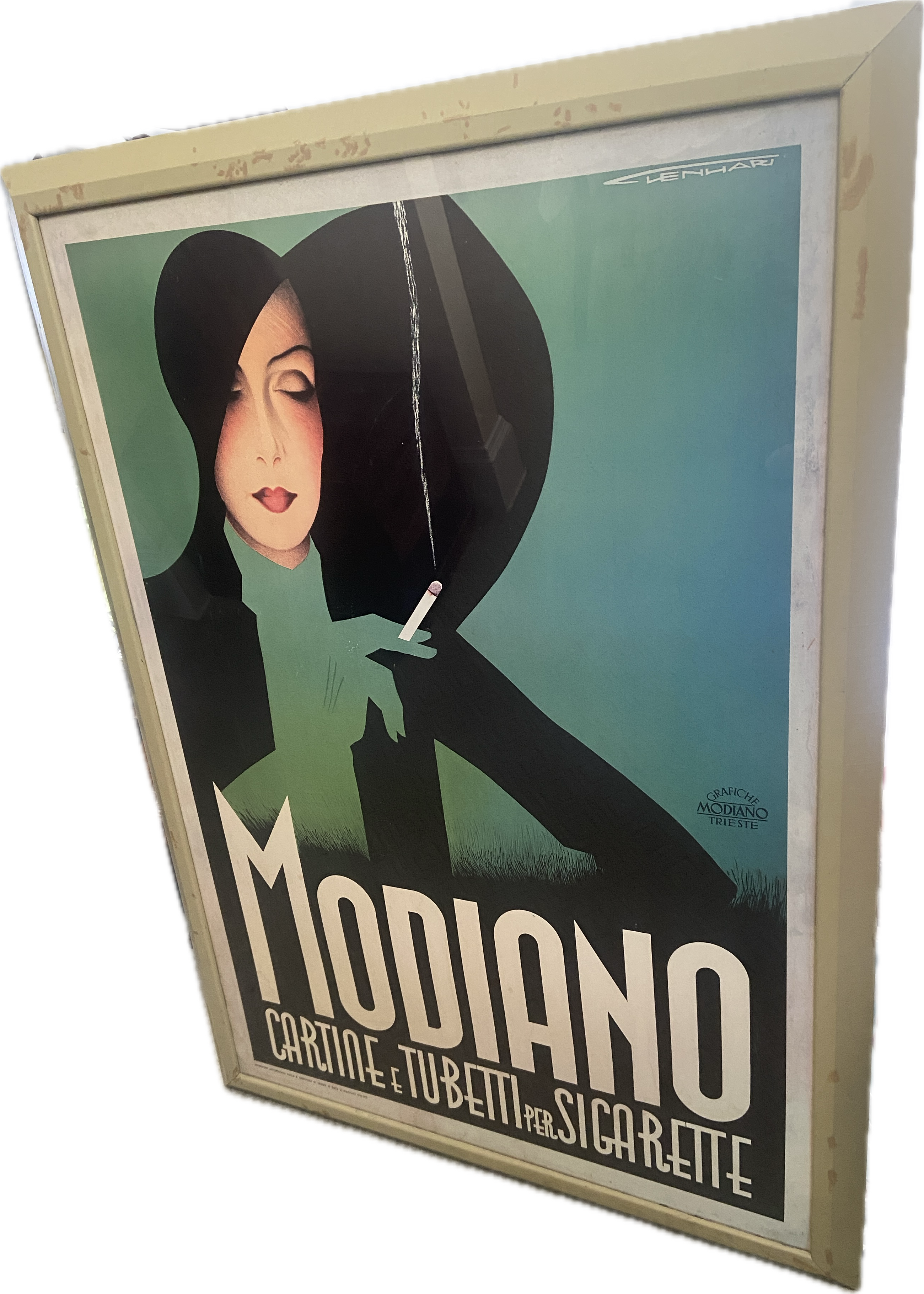 Franz Lenhart Modiano Art Deco Advertising Lithograph Print Poster