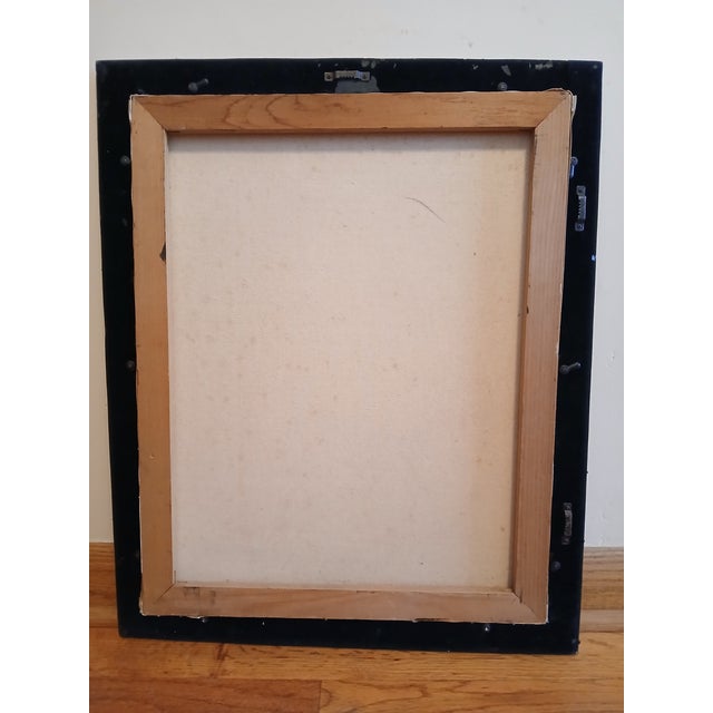 This oil painting bursts with vibrant greens and golden yellows in the foliage, soft sky blues above, touches of pink and...