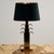 WKR Leuchten table lamp from the 1980s. The lamp has been given a new lampshade, with the inside of the lampshade in a...
