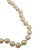1950s Mid-Century South Sea Roud Pearl Choker Necklace on Silk Cord W/ Silver Clasp For Sale - Image 5 of 7