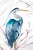"Heron No. 33" Contemporary Original Bird Watercolor Painting by Elizabeth Becker For Sale
