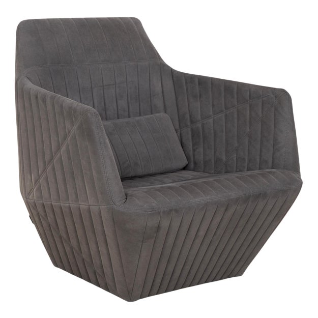 Facet Armchair in Gray Fabric from Ligne Roset For Sale
