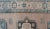Textile Vintage Turkish Oushak Rug With Soft Beige and Blue Medallion Patterns 4'9 X 7'6 For Sale - Image 7 of 10