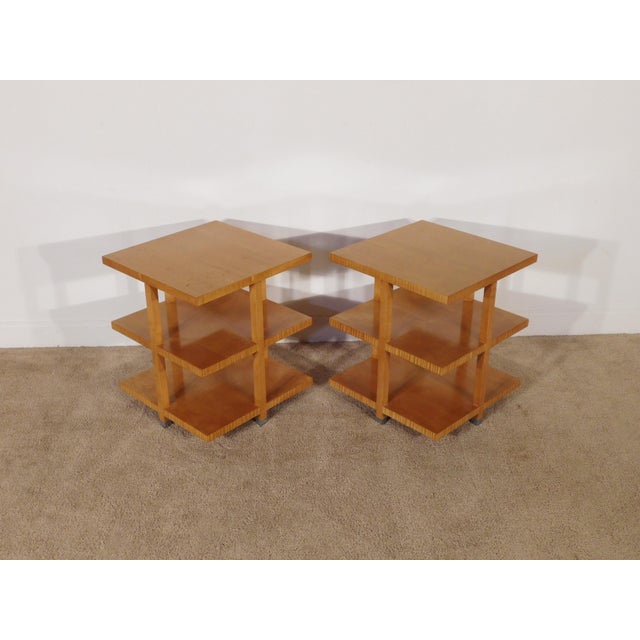 Baker Furniture Company Baker Archetype End Side Tables For Sale - Image 4 of 12