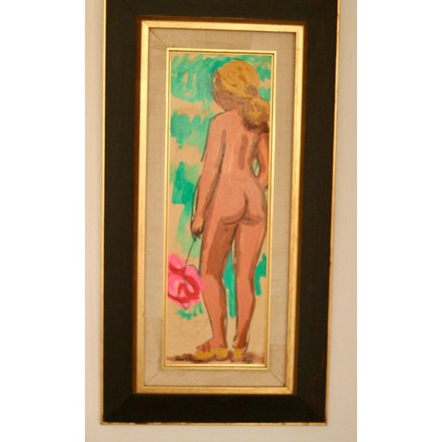 Knut Norman, Inga, 1960s, Oil on Panel, Framed For Sale - Image 14 of 18