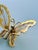 Gold 1960s Napier Gold Butterfly Brooch For Sale - Image 8 of 12
