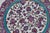 Amethyst Turkish Kütahya Pottery Hand Painted Wall Hanging Plate With Iznik Pattern 1950s For Sale - Image 8 of 12