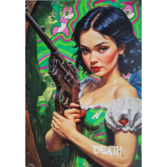 Death Nyc - Snow White - Limited Edition With Certificate Paper: Fine art 300 gsm paper. Numbered from the edition of 100,...
