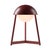 HELMET Rechargeable Cordless LED Table Lamp, 3-Levels Brightness Touch Sensor Control, Oxblood For Sale - Image 11 of 14