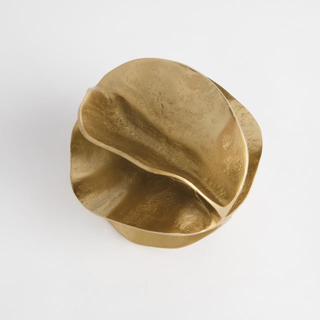 With a cast aluminum sculpting method, this natureinspired organic sculpture is a unique accent. A simple, yet...