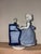 Ceramic statue with music box that plays, height 17 cm, depth 13 cm, width 10 cm
