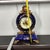 Stunning 19th-C. French Eugène Farcot Porcelain Clock Bleu De Roi For Sale - Image 6 of 15