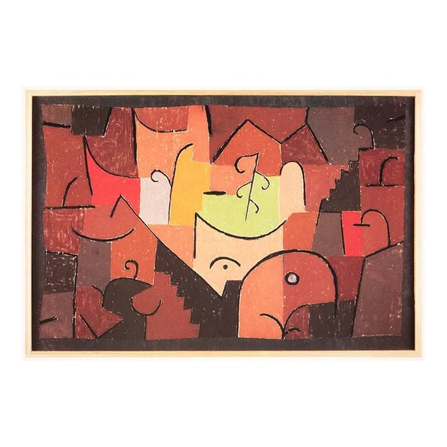 1989 After Paul Klee "Stage Landscape", Full-Color Print From France For Sale