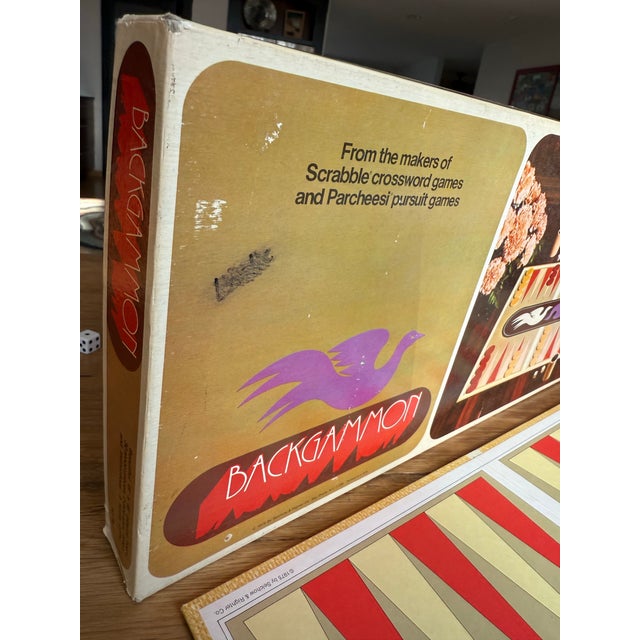 Vintage 1975 Backgammon Board Game Set For Sale - Image 11 of 11