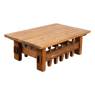 Early 20th Century Rustic Coffee Table From Hungary For Sale