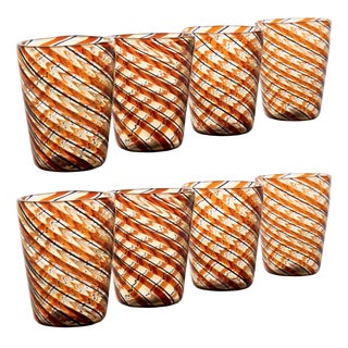Water Glasses by Mariana Iskra for Ribes Studio, Set of 8 For Sale