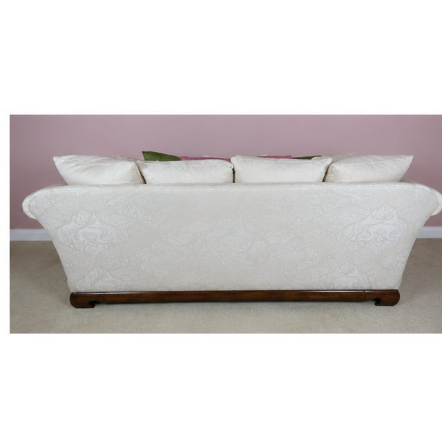 Chinoiserie Chow Leg Ming Style Sofa by Schnadig International Furniture For Sale In Tampa - Image 6 of 8