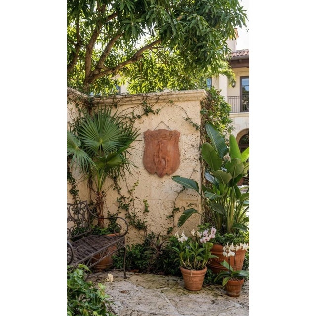 Terra Cotta Giraffa Terracotta Wall Plaque For Sale - Image 8 of 12