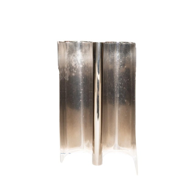 Silver Vintage Nickel Silver Today and Soon Letter/ File Holder/ Desk Accessory, 1970's For Sale - Image 8 of 17
