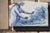 18th Century Portuguese Tile Mythical Creature Fragment Blue & White Antique Hand Painted For Sale - Image 4 of 6