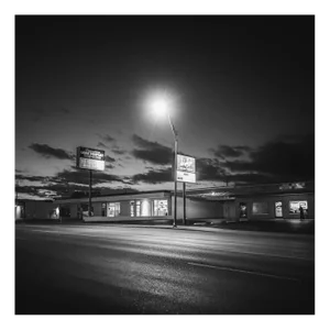 Morgan Silk, E-Z Street, Nashville, Tennessee, 2014, Black & White Photograph